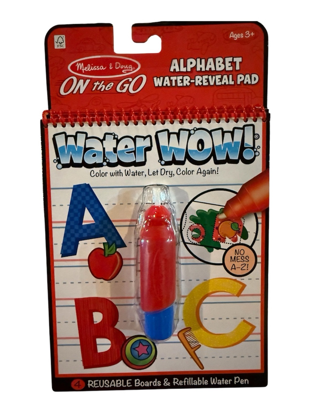 Melissa & Doug On the Go Water WOW! Alphabet Water-Reveal Pad